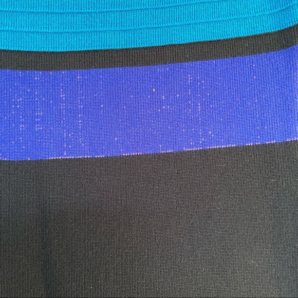 Multi Tone Knit Ribbed Dress Size XS - Picture 10 of 16